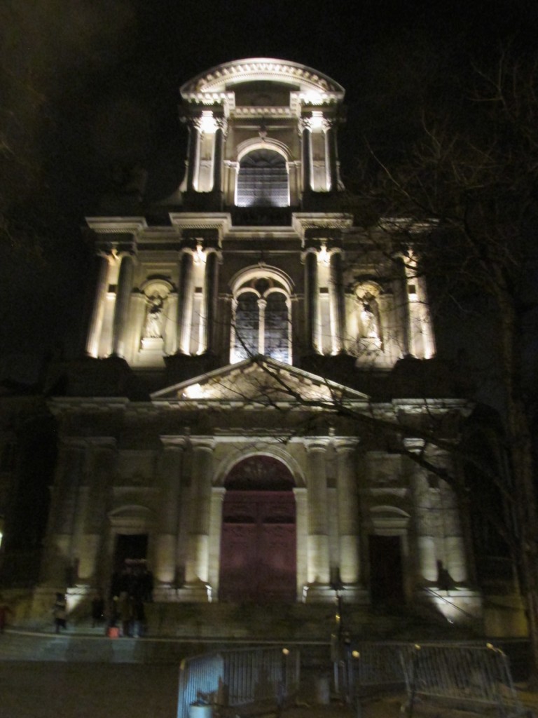 15.02.18 St Gervais at Night Ash Wednesday