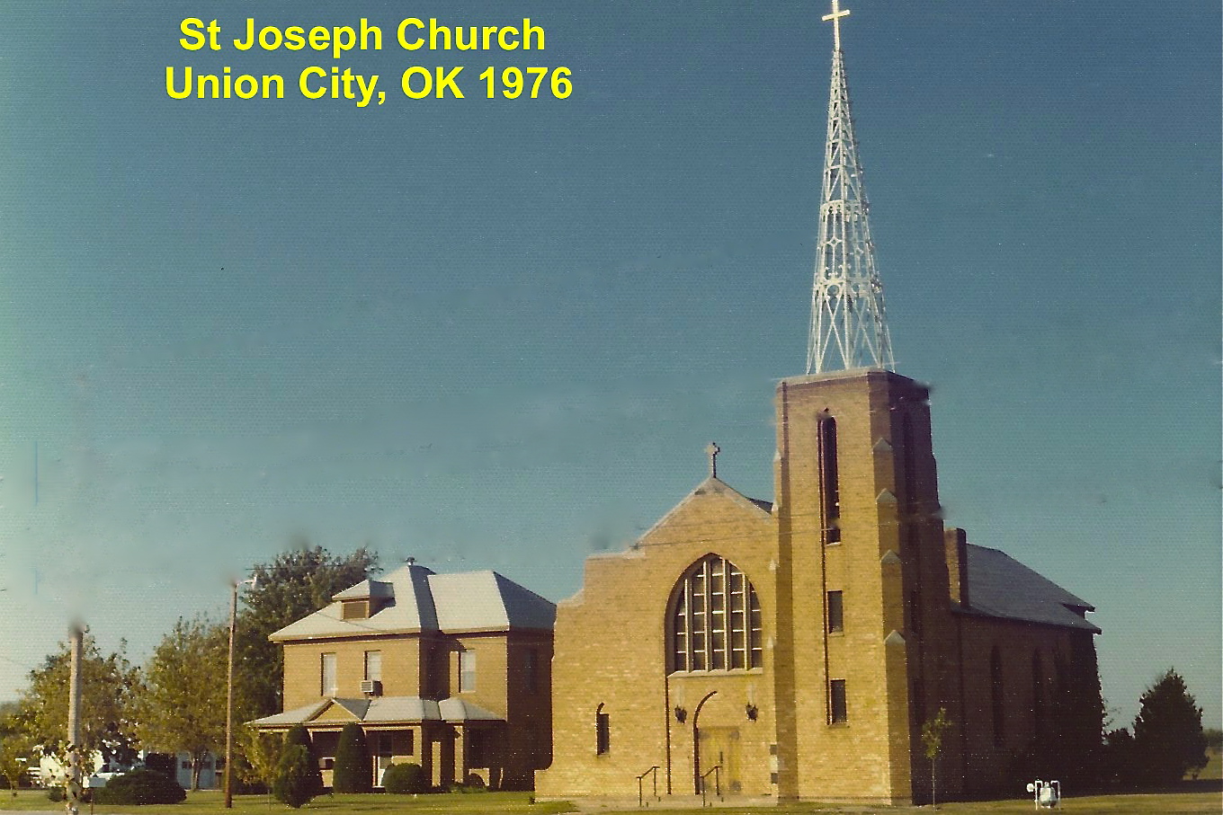 St. Joseph Church Union City, OK were I served as Pastor 1976 1981